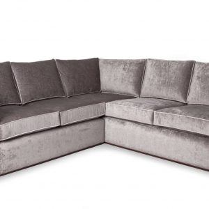 grey corner sofa front
